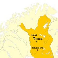 Karte-Levi-Lappland